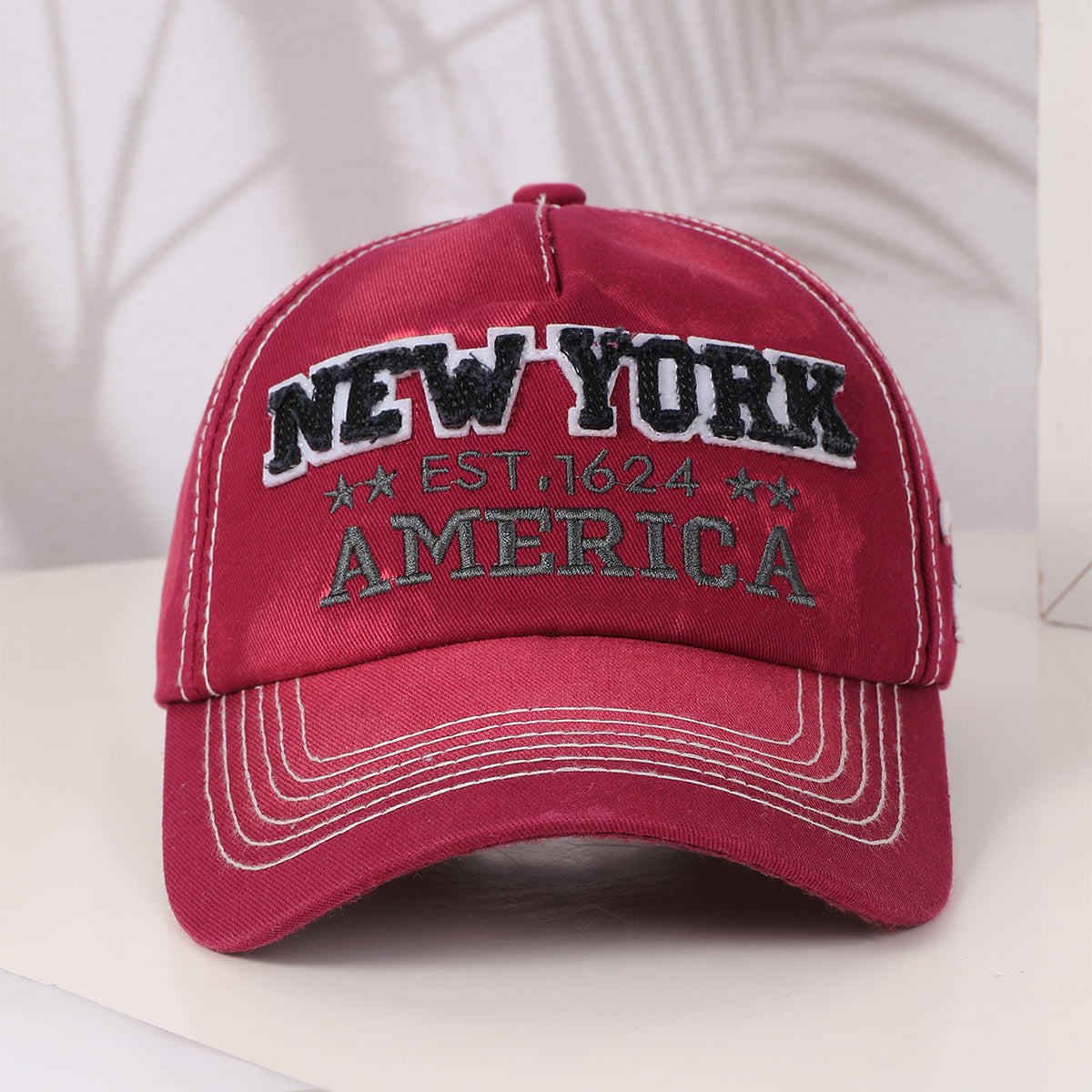 Embroidered Lettering Baseball Cap-Splashis, alternate view 4