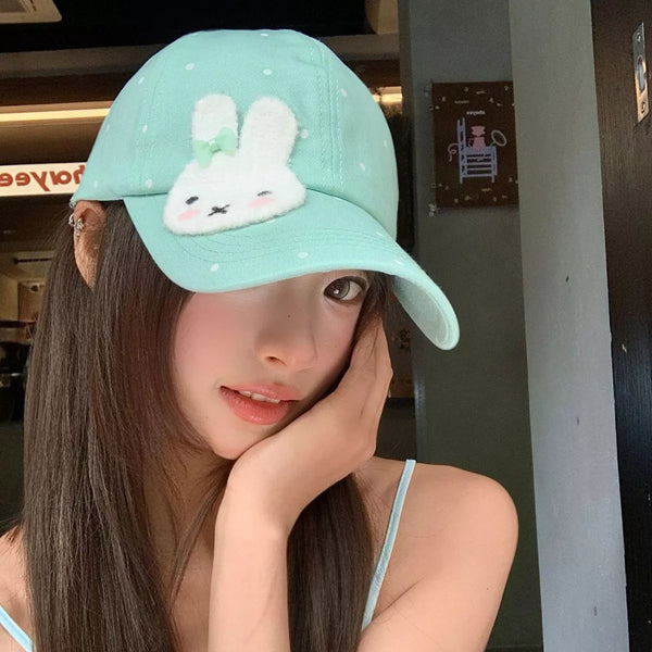 Bunny polka dot baseball cap — additional view 5