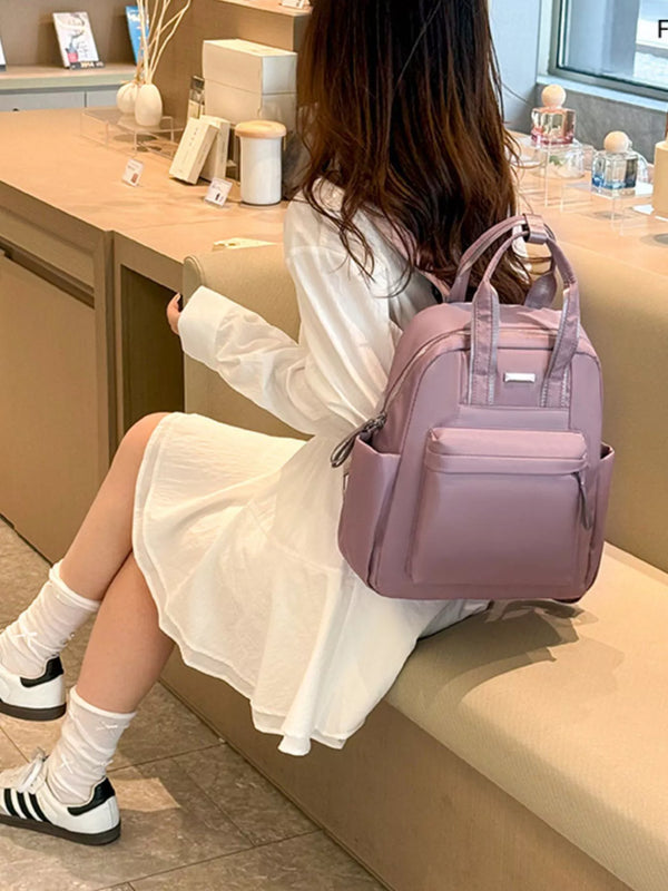 Adjustable PU Leather Backpack — main product image