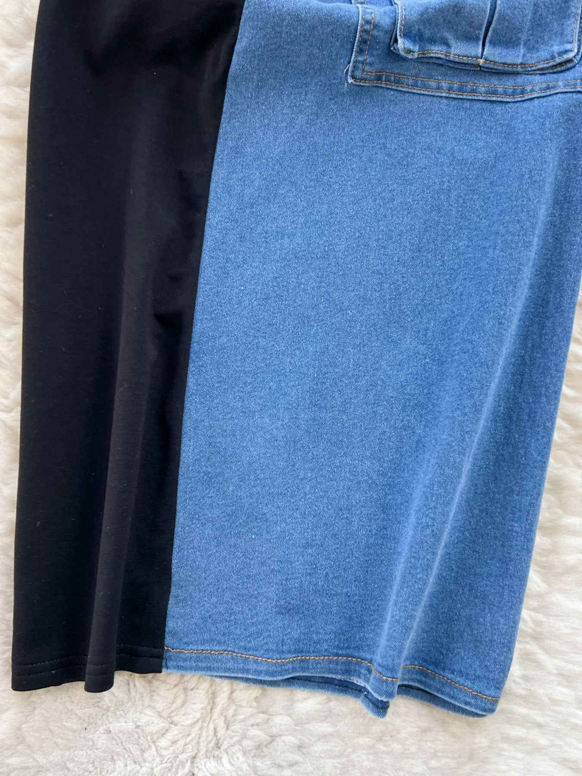 Plus Size Denim Midi Dress, alternate product view