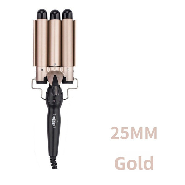 Three Barrel Hair Curler Ceramic