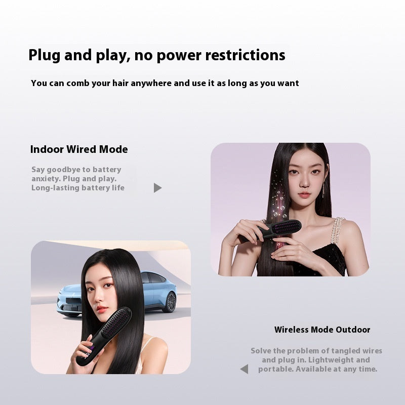 Cordless Straightening Comb with LCD Display, product view 8