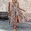 Sleeveless paisley print romper — primary view