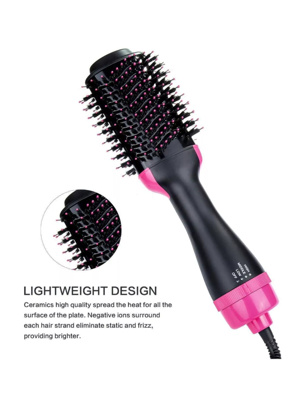 Multi-functional hot air styling brush — additional view 4