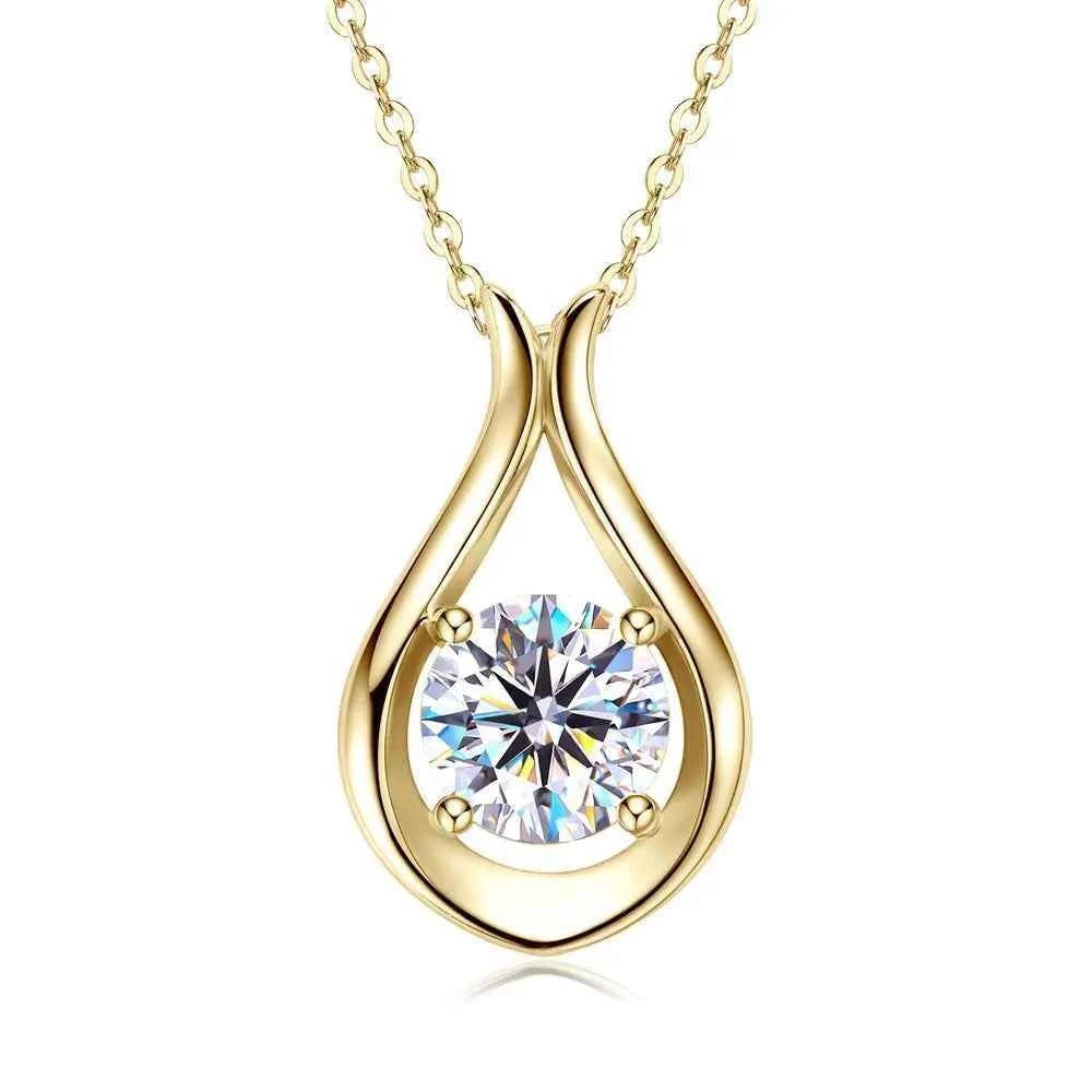 2ct cubic zirconia necklace in silver-plated alloy — additional view 10