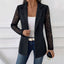 One-button lace-panel blazer for women, image 7