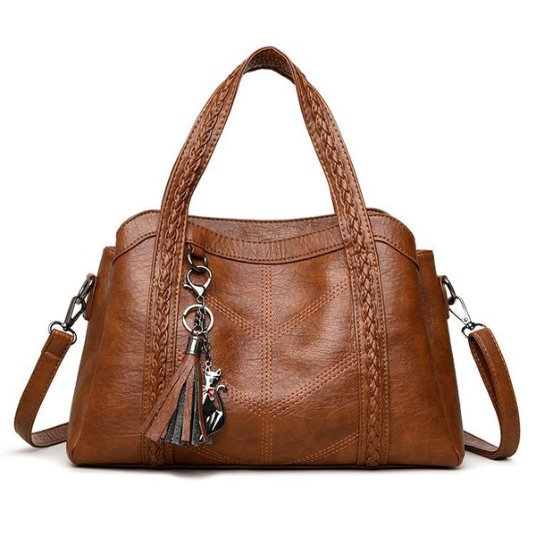 Tassel PU Handbag, alternate product view