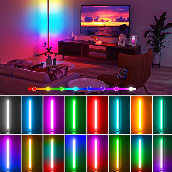 Smart RGB LED Floor Lamp with Bluetooth/Wi-Fi Control product photo