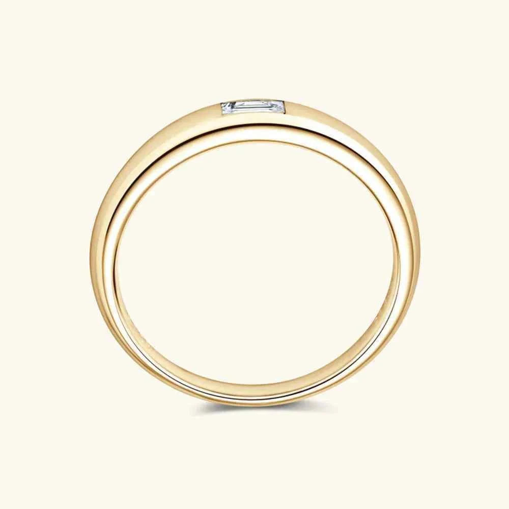 silver-plated alloy cubic zirconia ring — additional view 4