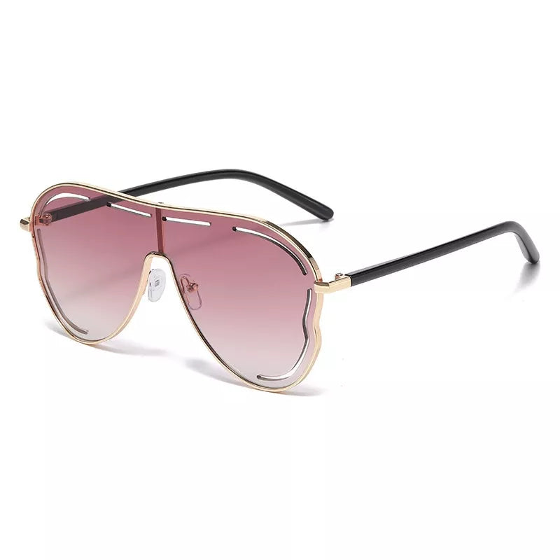 Oversized aviator gradient sunglasses — additional view 5