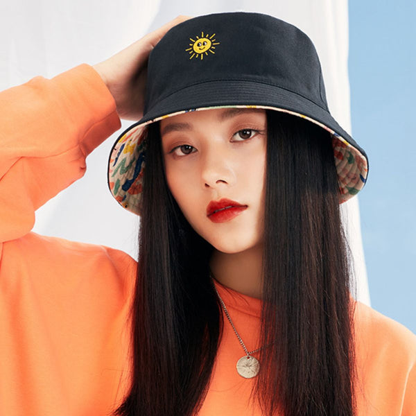 Sun embroidered bucket hat — additional view 3