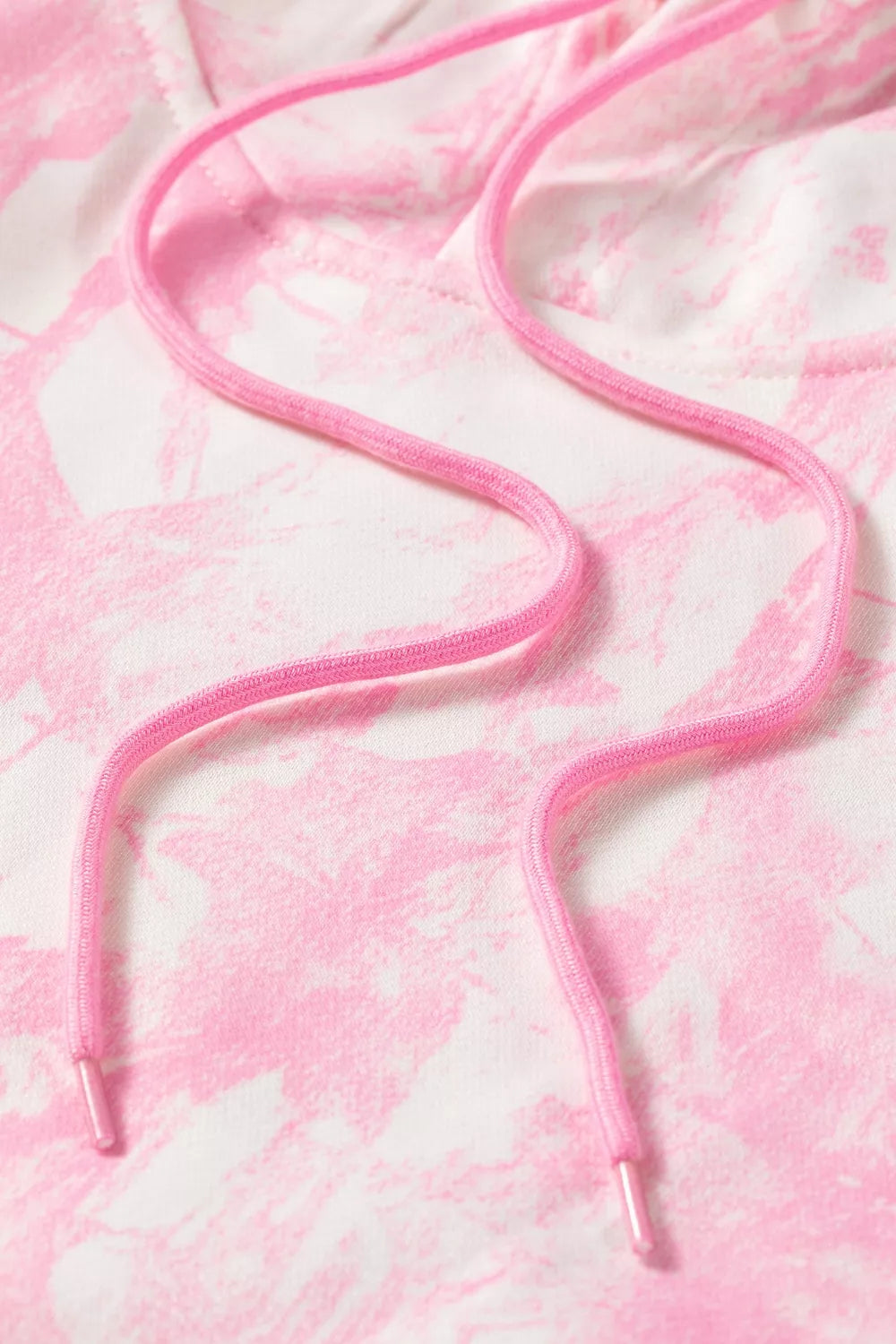 Abstract print hoodie and shorts two-piece set — additional view 10
