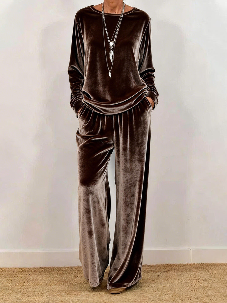 Women's Long-Sleeve Pullover & Pants Set — product image 7