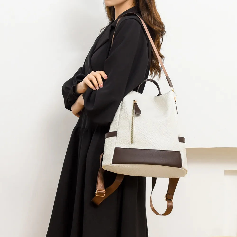 Large PU Leather Backpack — product image 23