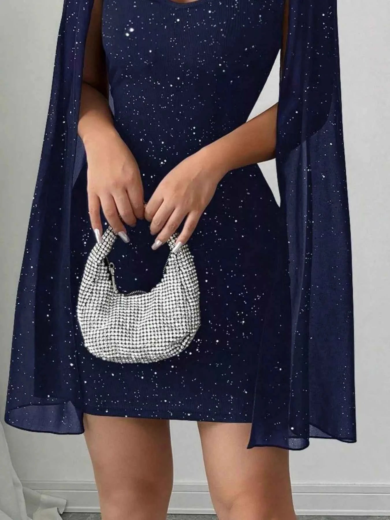 Glitter cutout bodycon dress — additional view 6