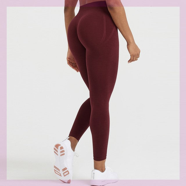 Seamless Scrunch Butt Leggings for Women, front product view
