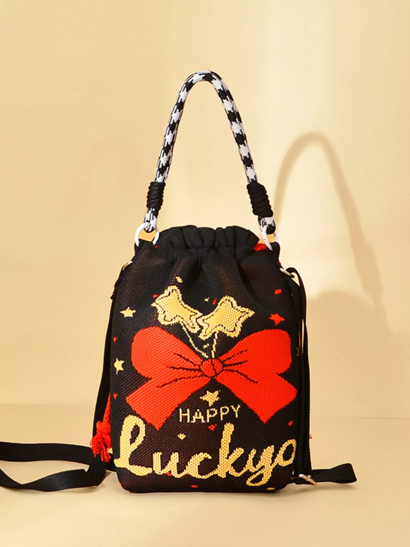 Drawstring bucket bag — additional view 2