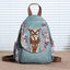 Product detail photo of Canvas Tassel Backpack, blue, everyday style