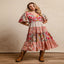 Floral Print Mix and Match Midi Dress — primary view