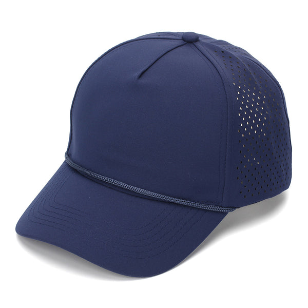 Navy Blue perforated quick-dry baseball cap for women