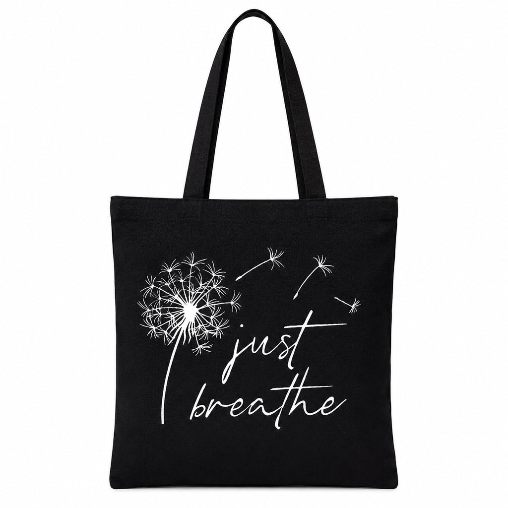 Canvas tote bag shown from front angle