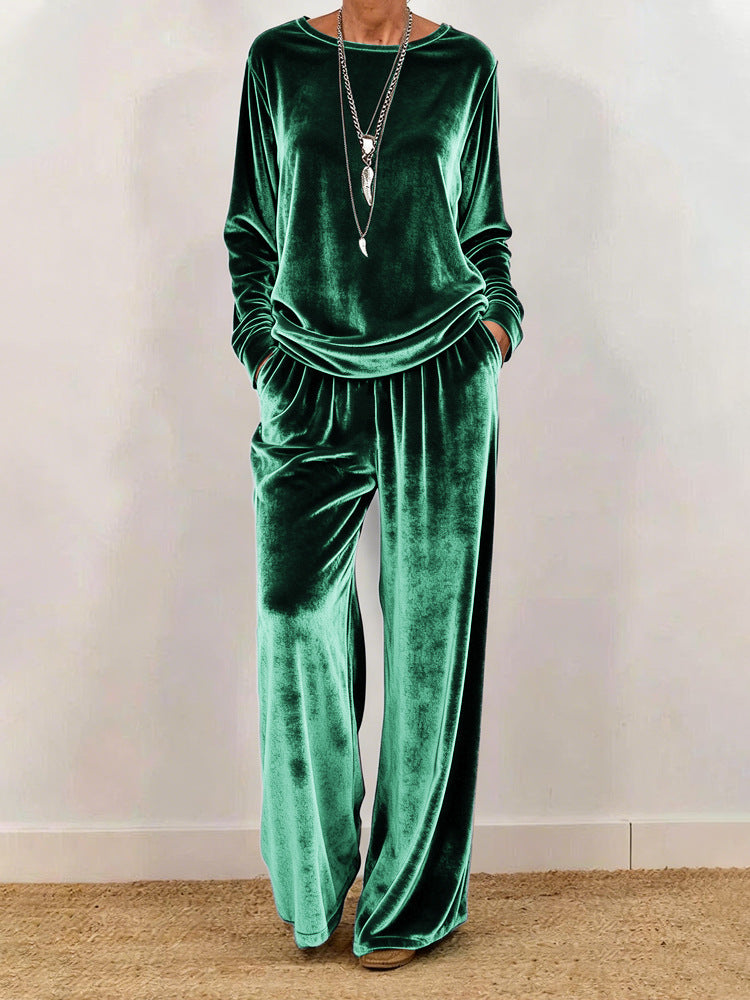 Women's Long-Sleeve Pullover & Pants Set — product image 2