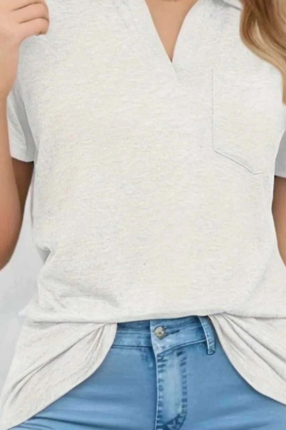 Preppy Johnny Collar Short Sleeve Shirt-Shirt-Splashis-Splashis