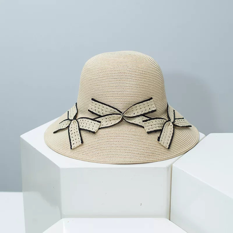 Bowknot straw sun hat — additional view 2
