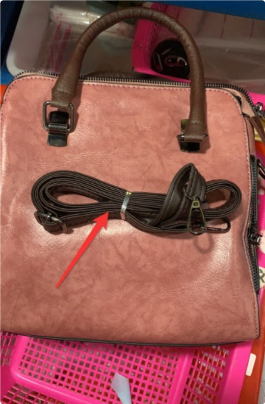 Vintage PU Leather Tassel Top-Handle Tote Bag for Women, product view 12