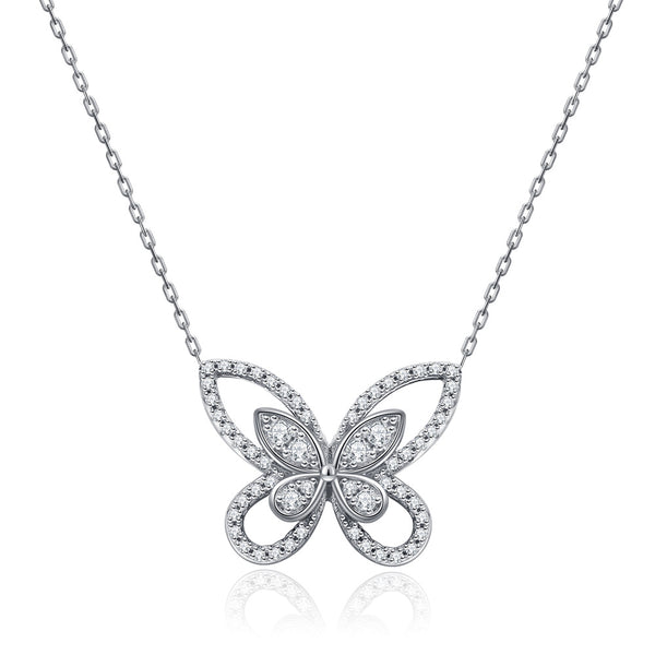 Product detail photo of Sterling Silver Clavicle Chain Pendant, Necklace, sterling silver clavicle chain pendant