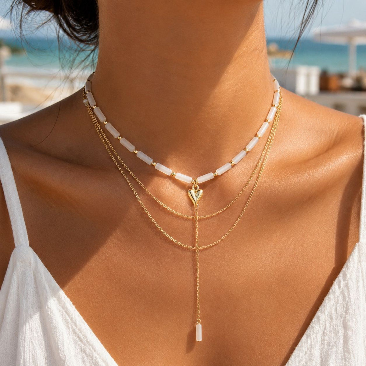 Bohemian Beaded Long Necklace For Women additional product view