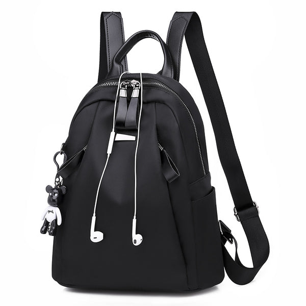 Product detail photo of Solid School Backpack, black, everyday style, solid school backpack