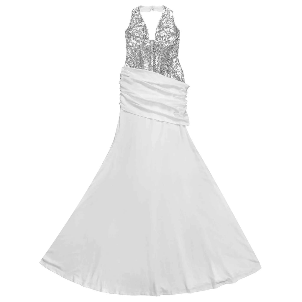 Sequin halter neck maxi dress — additional view 12