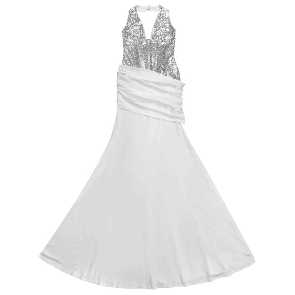 Sequin halter neck maxi dress — additional view 12