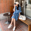 Product detail photo of Loose Retro Denim Dress, loose retro denim dress, everyday style