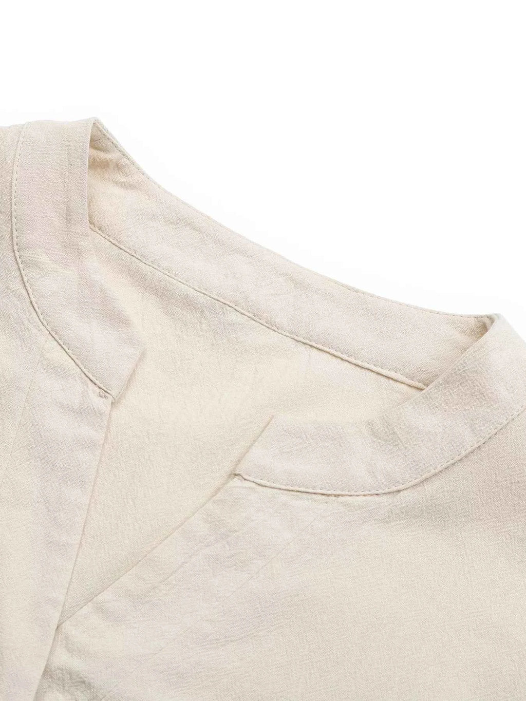 Button-front ruffle hem mini dress — additional view 8