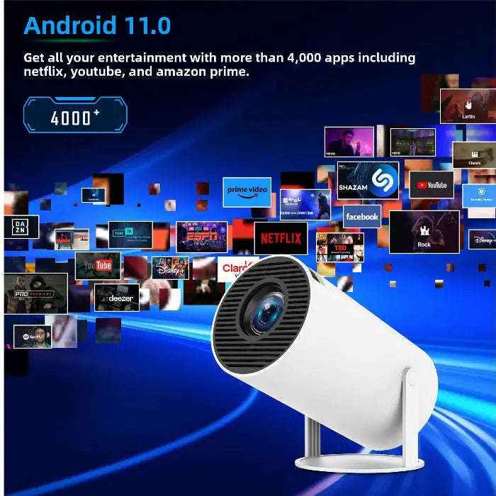 Portable smart projector — primary view Main image