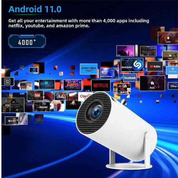 Portable smart projector — primary view