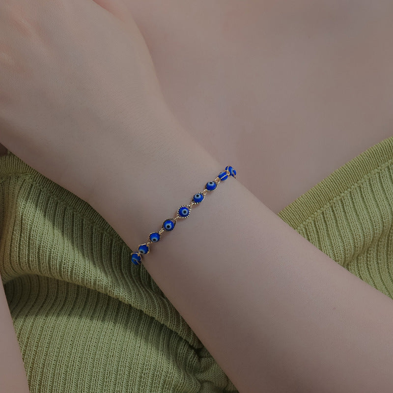 Product detail photo of Stainless Steel Acrylic Eye Bracelet, stainless steel acrylic eye bracelet