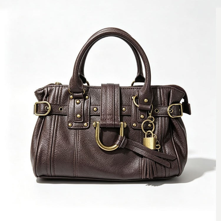 Retro PU Crossbody Bag, close-up product view