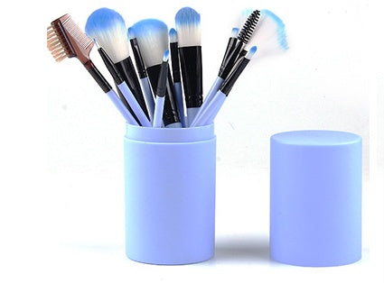12-Piece Makeup Brush Set with Storage Holder - Face & Eye Brushes, product view 8