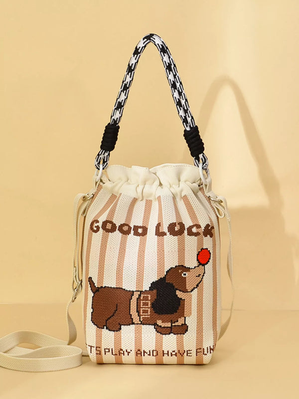Drawstring bucket bag — additional view 5