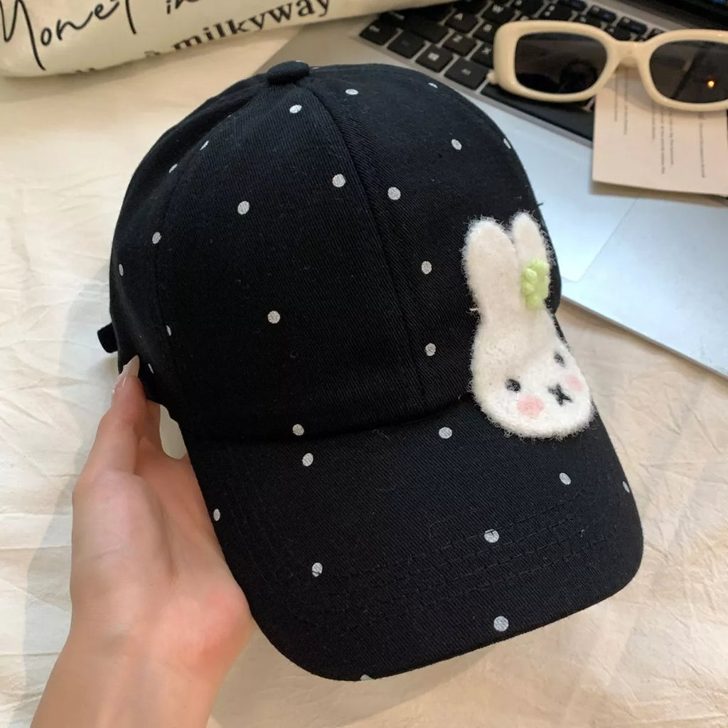 Bunny polka dot baseball cap — additional view 4