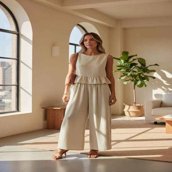 Ruffle two-piece set — primary view