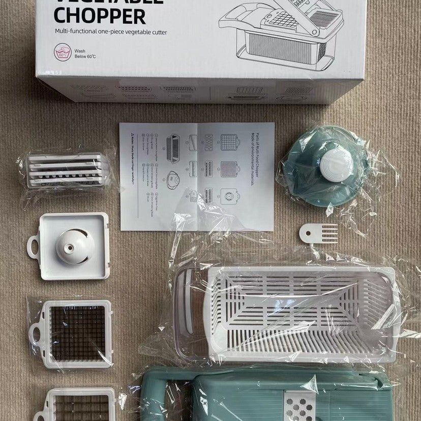 16-Piece Multifunctional Vegetable Chopper