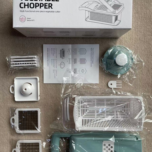 16-Piece Multifunctional Vegetable Chopper