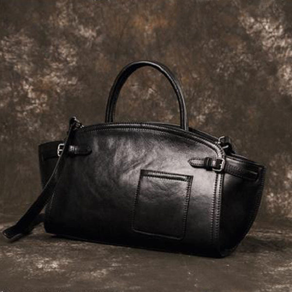 Boston bag shown from back angle