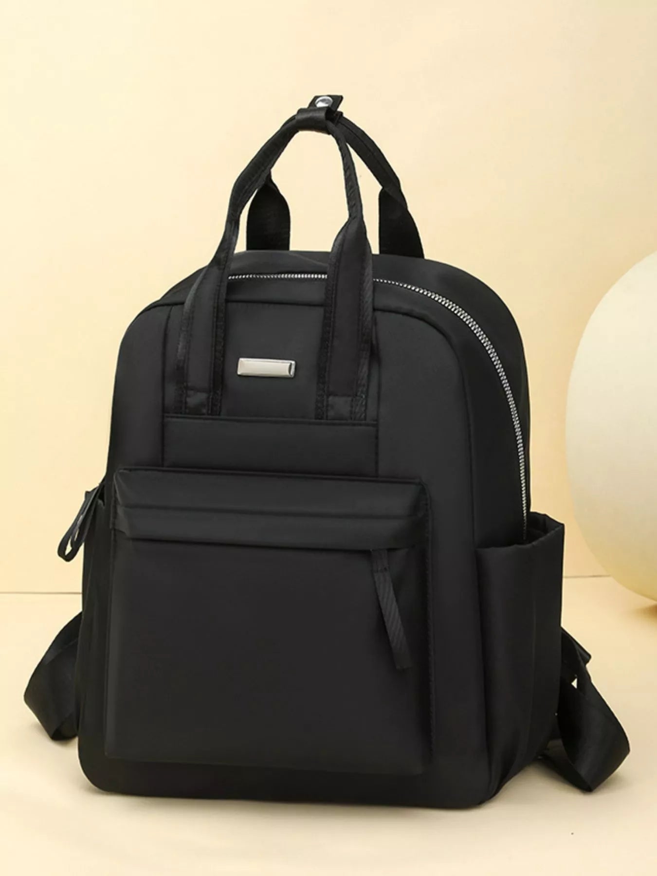 Adjustable PU Leather Backpack — product image 4
