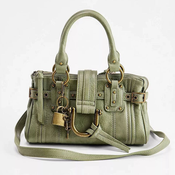 Retro PU Crossbody Bag, shown in a clear product image