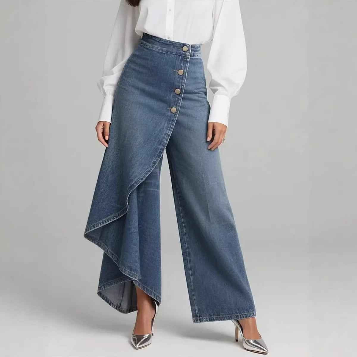 Wide-leg casual pants — primary view Main image